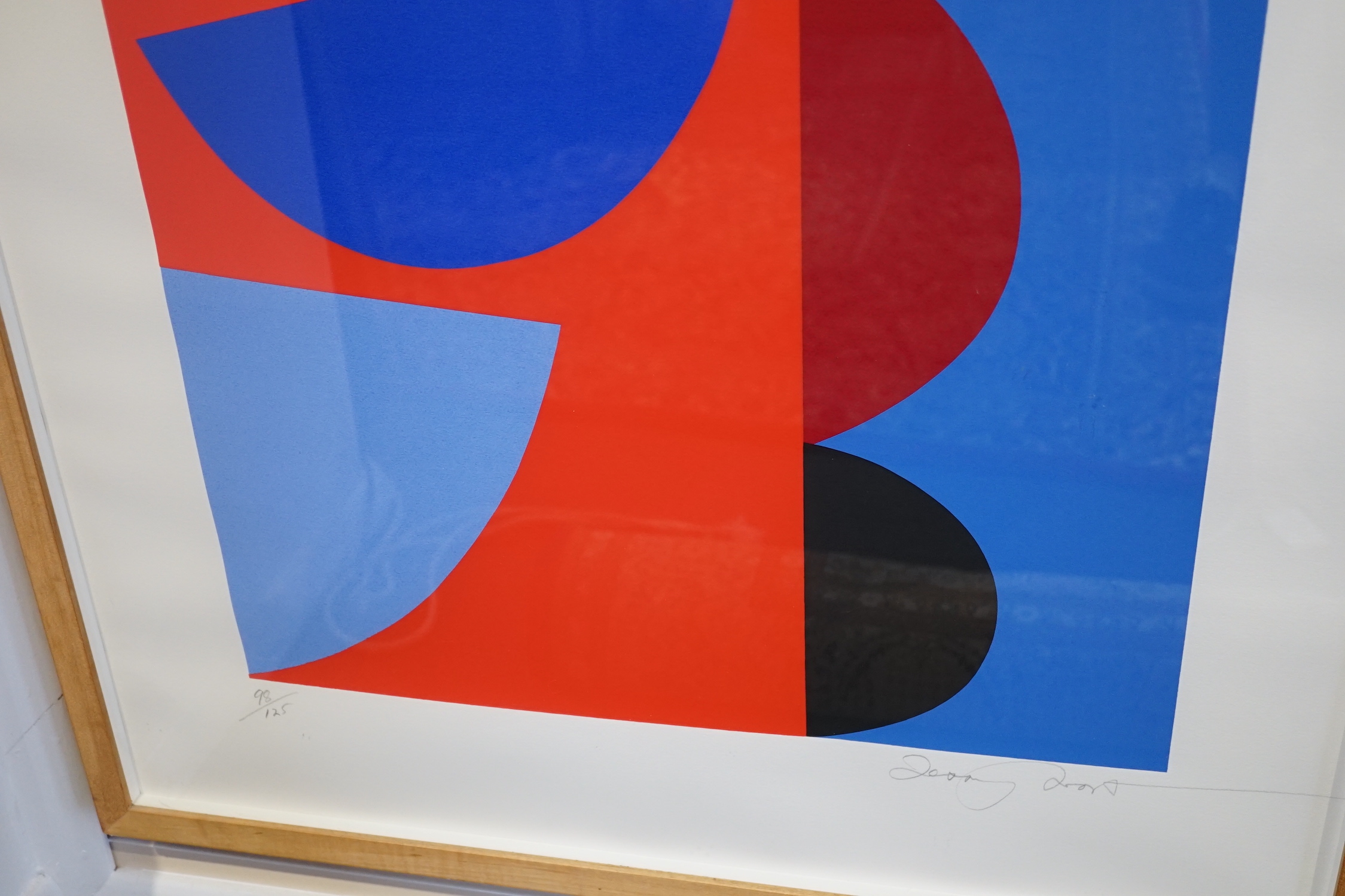 Sir Terry Frost RA (British, 1915-2003), 'Black Sun Dipper, 1997' (Kemp 153), screenprint in colours, 1997, on wove, 86.5 x 46cm